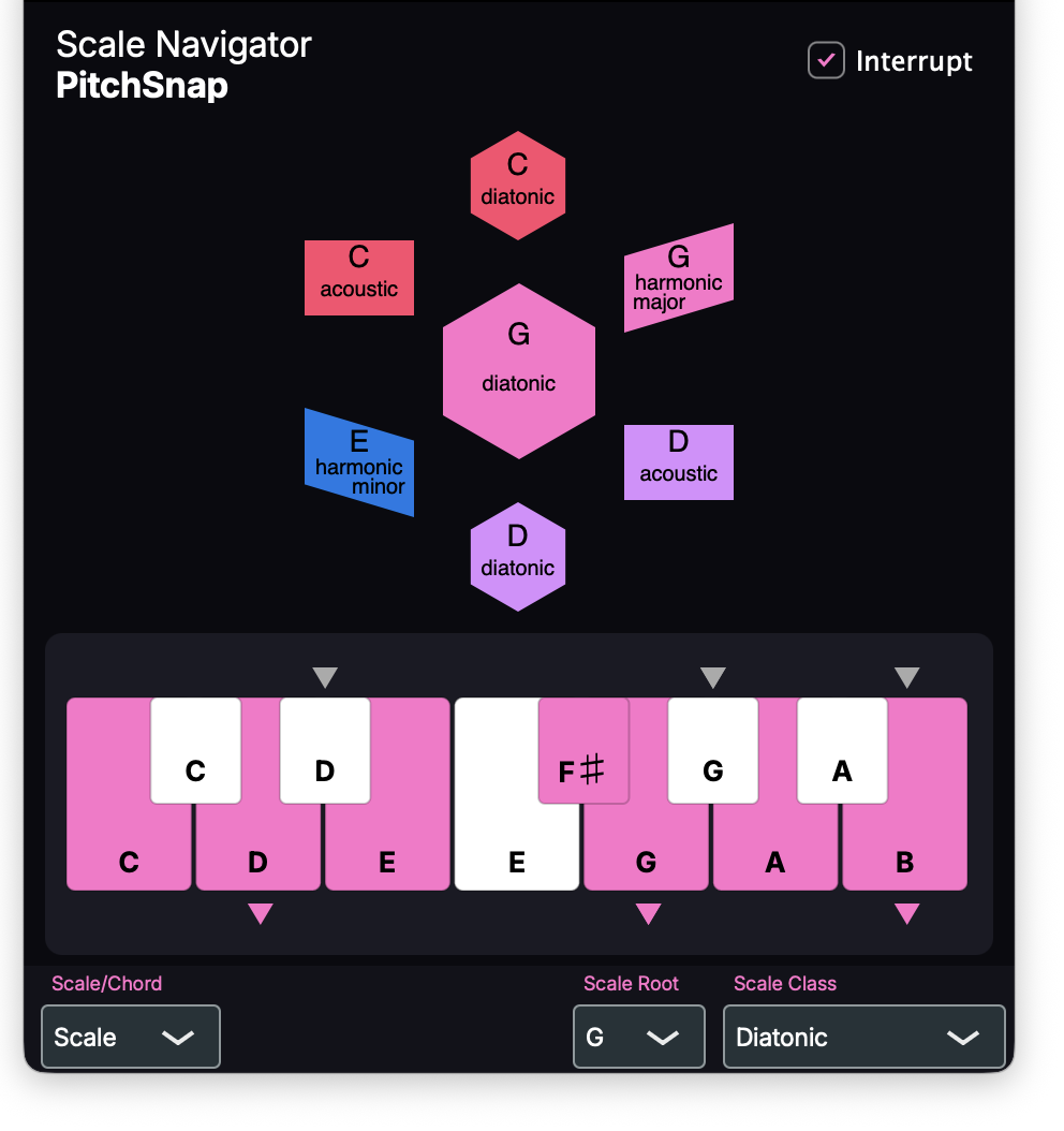 PitchSnap options